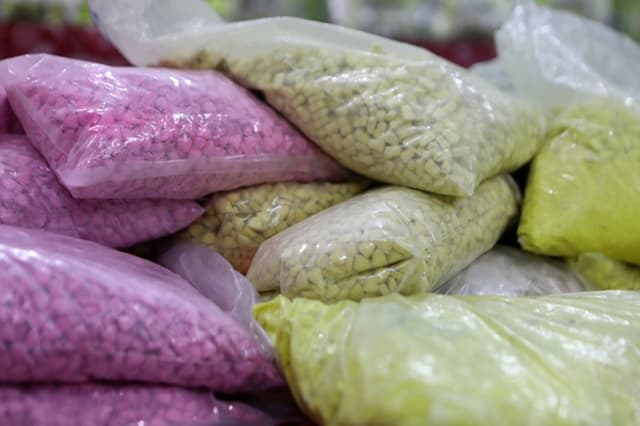 Imagen ilustrativa de pastillas de metanfetamina. (Fotografía de archivo/EFE)