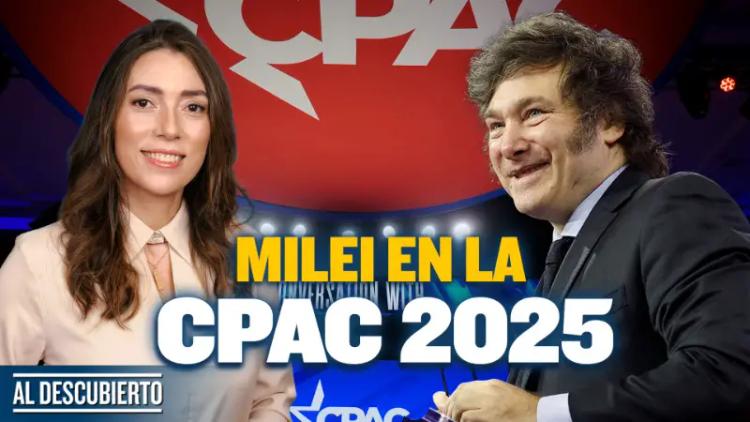 Imagen de Escuchando al presidente Javier Milei hablando en la CPAC 2025