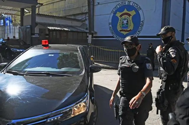 El coche policial en Río de Janeiro, Brasil, en una imagen de archivo. (Carl De Souza/AFP vía Getty Images)