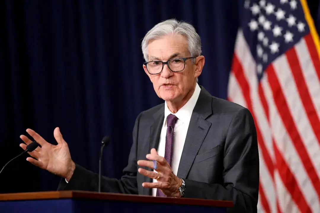 El presidente de la Reserva Federal, Jerome Powell, pronuncia unas palabras en una conferencia de prensa tras una reunión del Comité Federal de Mercado Abierto (FOMC) en la Reserva Federal en Washington el 19 de marzo de 2025. (Kevin Dietsch/Getty Images)
