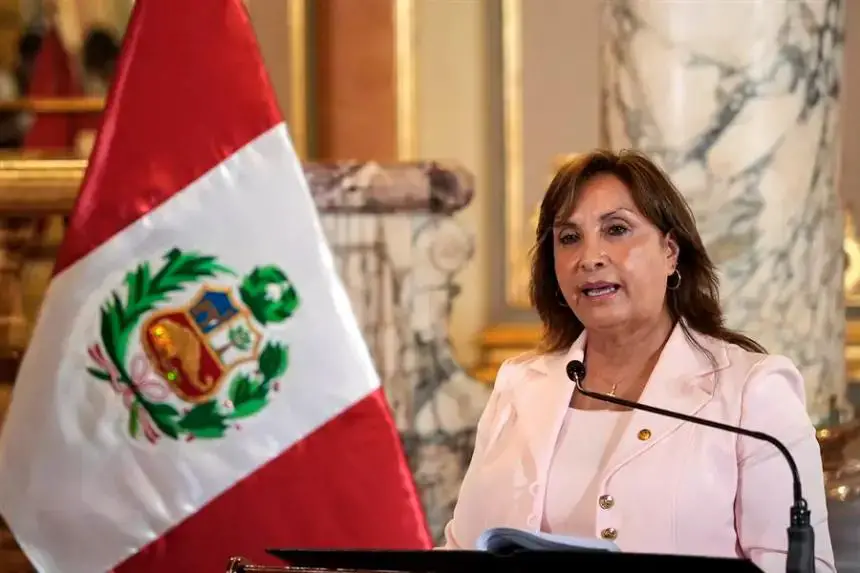 La presidenta de Perú, Dina Boluarte, en una foto de archivo. EFE/ John Reyes Mejía
