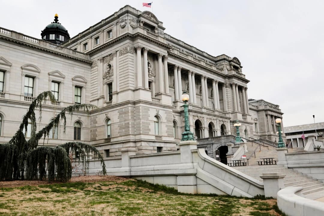 La Biblioteca Jefferson del Congreso en Washington, el 23 de marzo de 2023. (Richard Moore/The Epoch Times)