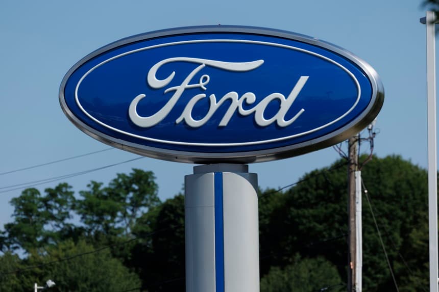 Logo de Ford en una imagen de archivo. (EFE/EPA/CJ GUNTHER)