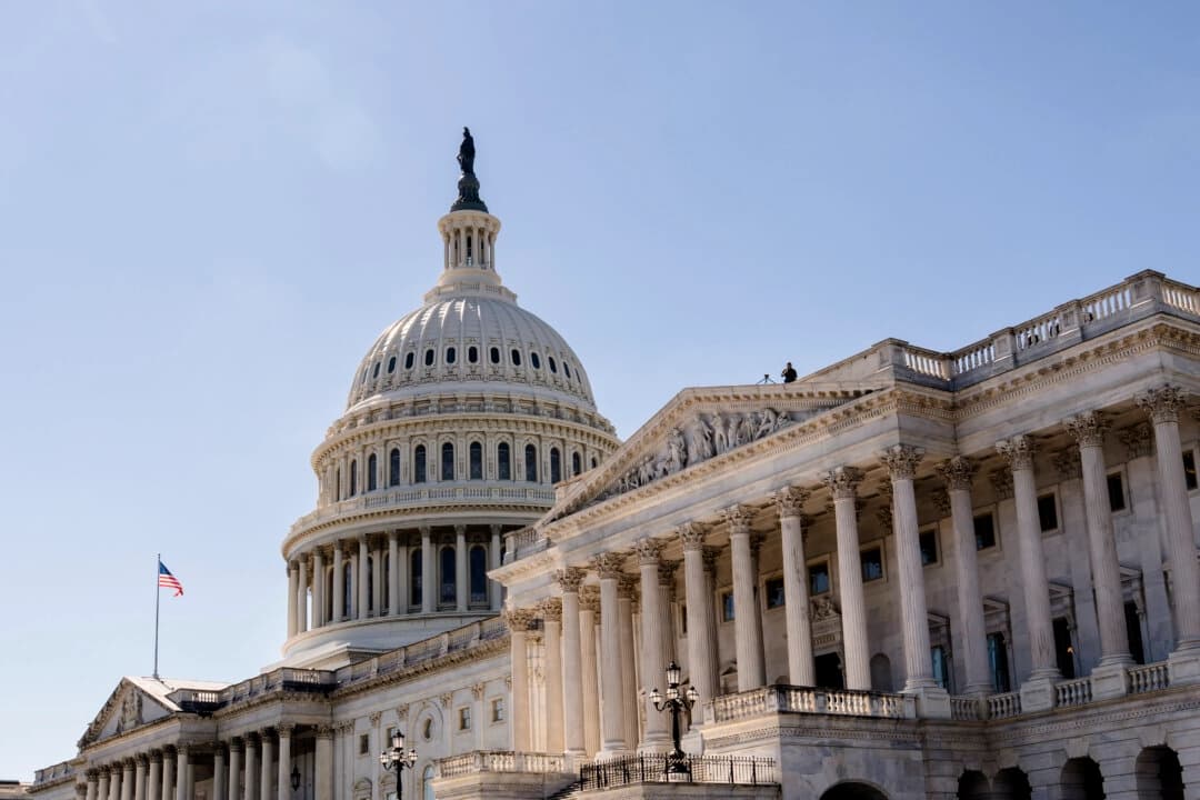 El edificio del Capitolio de los Estados Unidos el 9 de octubre de 2025. (Madalina Kilroy/The Epoch Times)