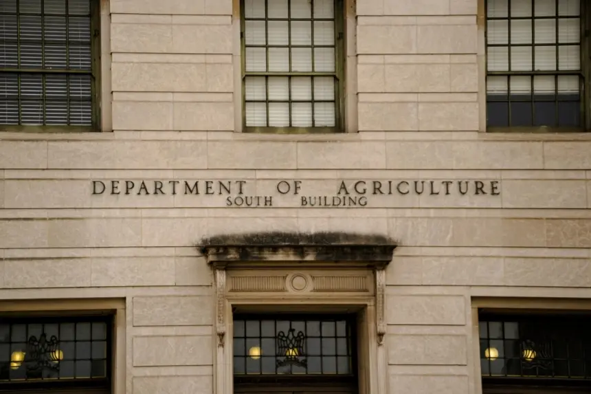Departamento de Agricultura de Estados Unidos, en Washington, 28 de junio de 2023. (Madalina Vasiliu/The Epoch Times)