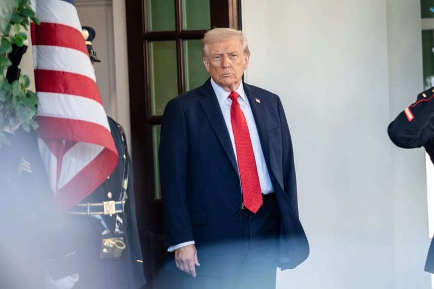 El presidente Donald Trump en la Casa Blanca, el 20 de octubre de 2025. (Madalina Kilroy/The Epoch Times)