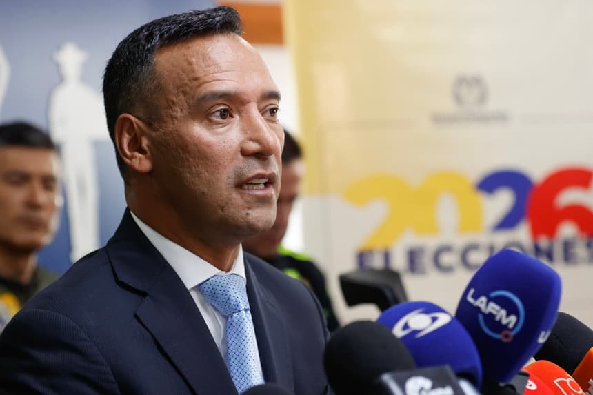 Fotografía de archivo del ministro de Defensa de Colombia, Pedro Sánchez Suárez. (EFE/ Mauricio Dueñas Castañeda)