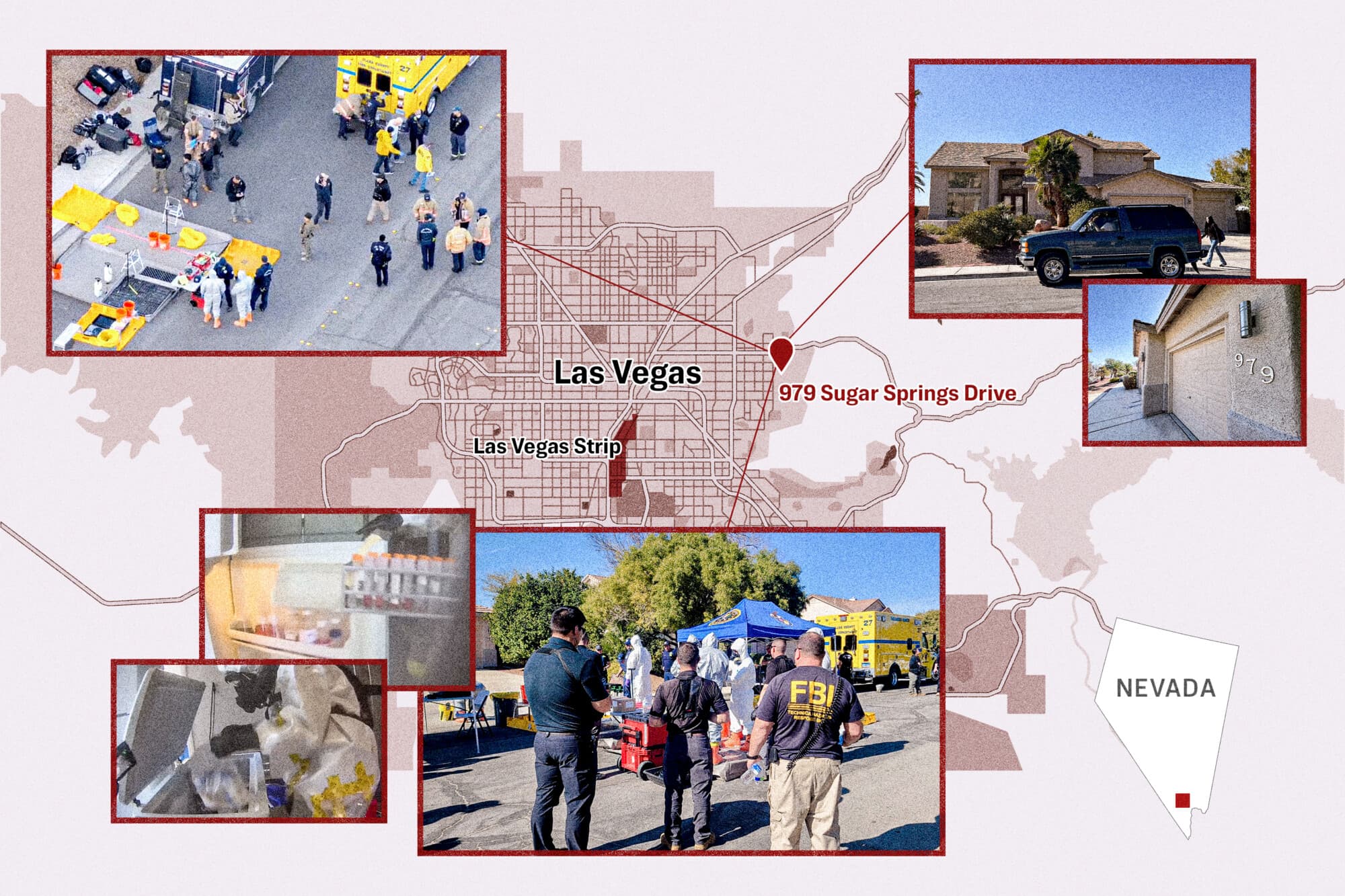 Presunto laboratorio biológico ilegal sacude un vecindario de Las Vegas