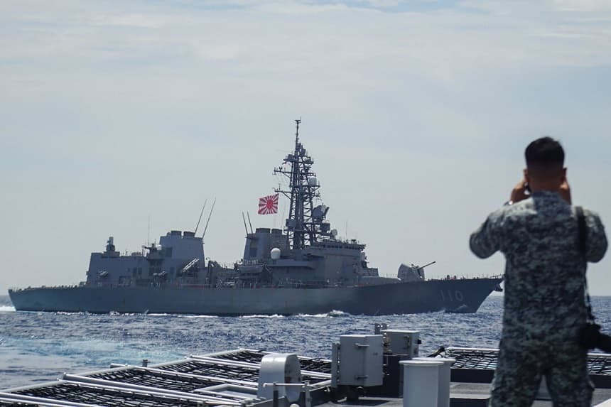 Estados Unidos, Filipinas y Japón realizan maniobras militares conjuntas en el mar de la China Meridional