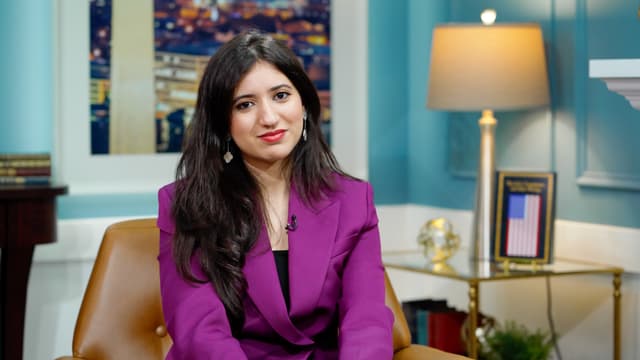 Zineb Riboua, investigadora del Instituto Hudson, en Washington el 4 de marzo de 2026. (The Epoch Times)