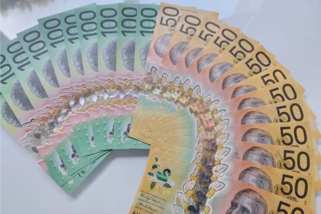 Efectivo australiano en Australia Occidental el 8 de enero de 2025. (Susan Mortimer/The Epoch Times)