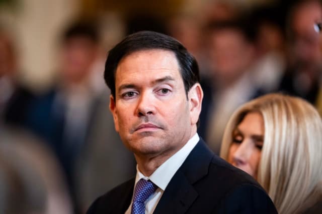 El secretario de Estado Marco Rubio asiste a un evento con el Inter Miami CF, ganadores de la Copa Major League Soccer 2025, en la Casa Blanca el 5 de marzo de 2026. (Madalina Kilroy/The Epoch Times).