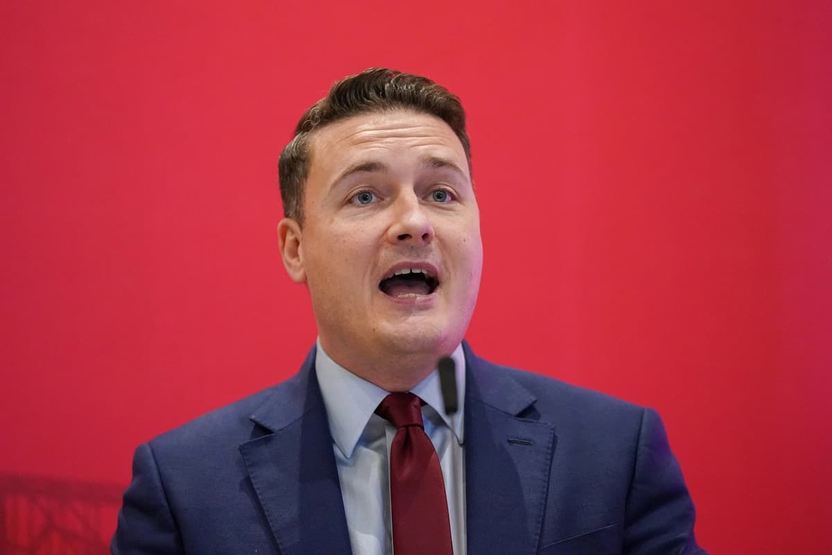 El secretario de Salud del Reino Unido, Wes Streeting, en Durham, Inglaterra, el 28 de febrero de 2026. (Ian Forsyth/Getty Images)