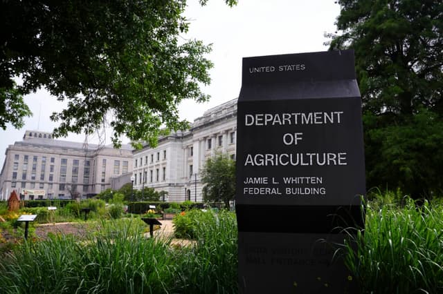 Departamento de Agricultura de los Estados Unidos, en Washington, 28 de junio de 2023. (Madalina Vasiliu/The Epoch Times)
