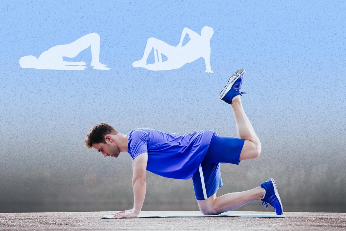 12 minutos de ejercicios para los glúteos. (Ilustración de The Epoch Times, Shutterstock)