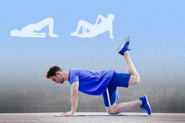 12 minutos de ejercicios para los glúteos. (Ilustración de The Epoch Times, Shutterstock)