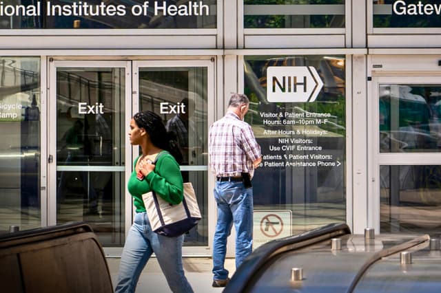 Los Institutos Nacionales de Salud en Bethesda, Maryland, el 30 de mayo de 2024. (Madalina Vasiliu/The Epoch Times).