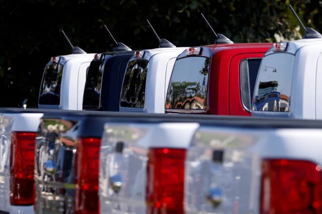 Camionetas Ford Ranger a la venta en Carlsbad, California, el 23 de septiembre de 2020. (Mike Blake/Reuters)