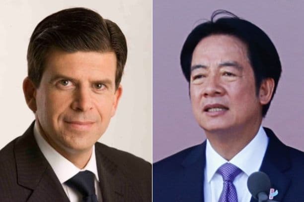 Izq: Fotografía de archivo de Ricardo Sheffield Padilla. (Ameser~commonswiki / Dominio Público); Der: El presidente taiwanés William Lai (Lai Ching-te) pronuncia un discurso en Taipéi, Taiwán, el 10 de octubre de 2025.(EFE/EPA/RITCHIE B. TONGO)