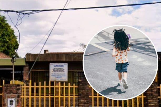 Escuela N° 117 “Islas Malvinas”. Julio 2025. (Captura de pantalla vía The Epoch Times/Google Street View); Interior: Imagen ilustrativa (小雨, Pexels)