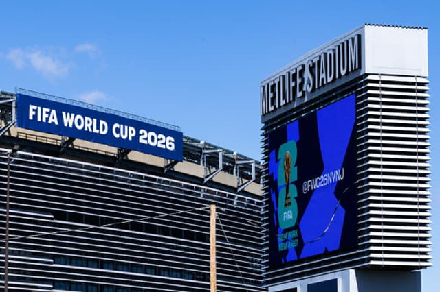 EAST RUTHERFORD, NUEVA JERSEY - 1 DE MAYO: Vista general del MetLife Stadium antes de la Copa del Mundo de 2026 en el New York New Jersey Stadium, el 1 de mayo de 2026 en East Rutherford, Nueva Jersey. (Dustin Satloff/Getty Images).