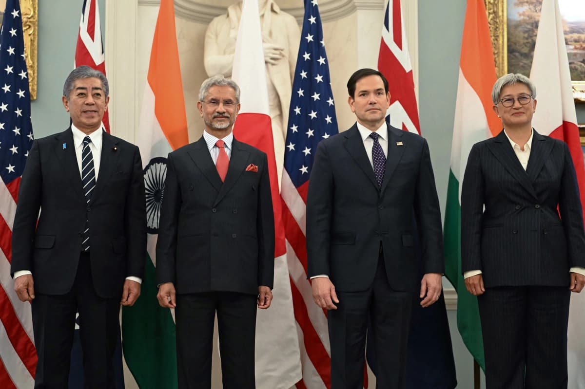 Rubio se reunirá con cancilleres de Japón, Australia e India en la cumbre del Quad en Nueva Delhi
