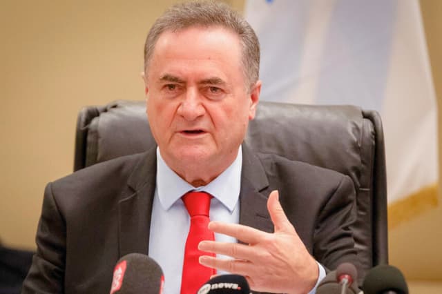 El ministro de Defensa israelí, Israel Katz, en Atenas Grecia, el 20 de enero de 2026. (Aggelos NAKKAS / AFP vía Getty Images).