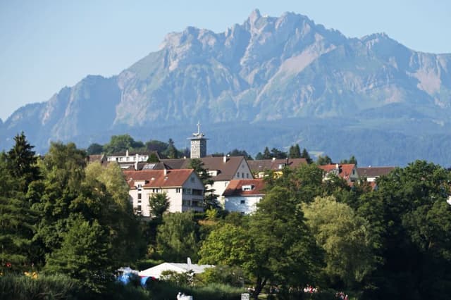 El lago Rotsee de Lucerna, el 10 de julio de 2015, en Lucerna, Suiza. (Philipp Schmidli/Getty Images)