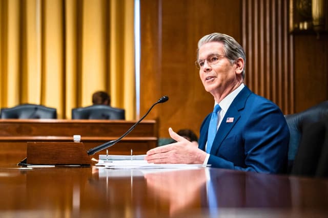 El secretario del Tesoro Scott Bessent en Washington el 3 de junio de 2026. (Madalina Kilroy/The Epoch Times).
