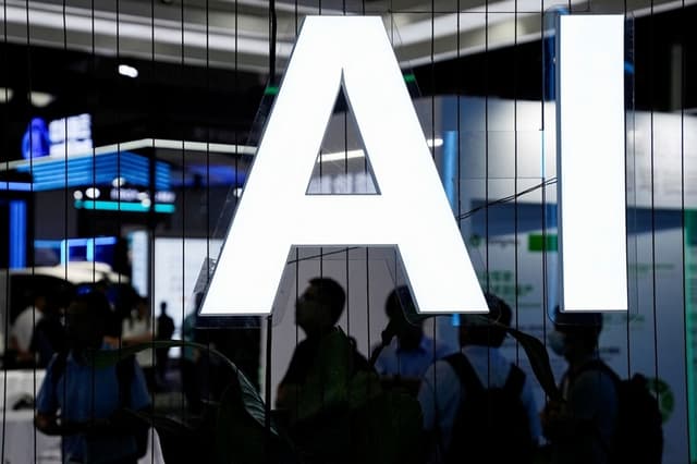 La Conferencia Mundial de Inteligencia Artificial en Shanghái, China, el 6 de julio de 2023. (Aly Song/Reuters)