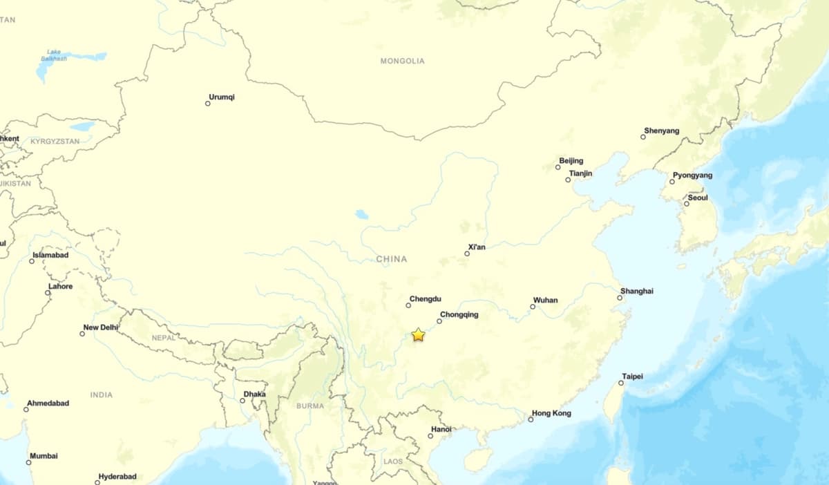 Un sismo de magnitud 5.2 sacude la provincia china de Sichuan