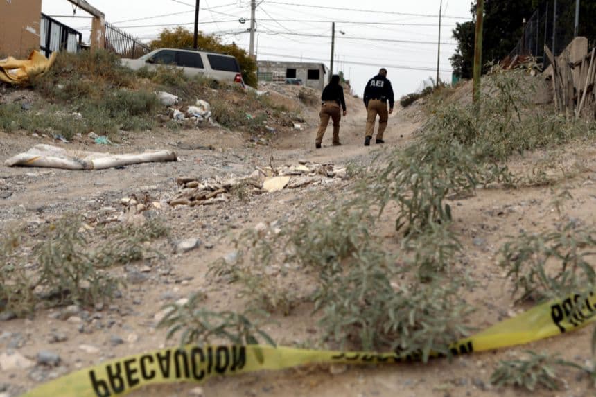 Foto de archivo de una escena del crimen en México. (HERIKA MARTÍNEZ/AFP vía Getty Images)