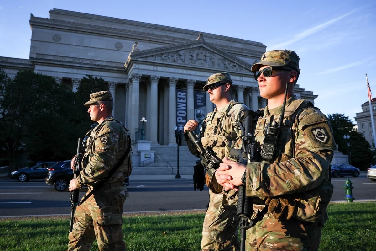 Despliegue de la Guardia Nacional en Washington continuará hasta que termine el mandato de Trump