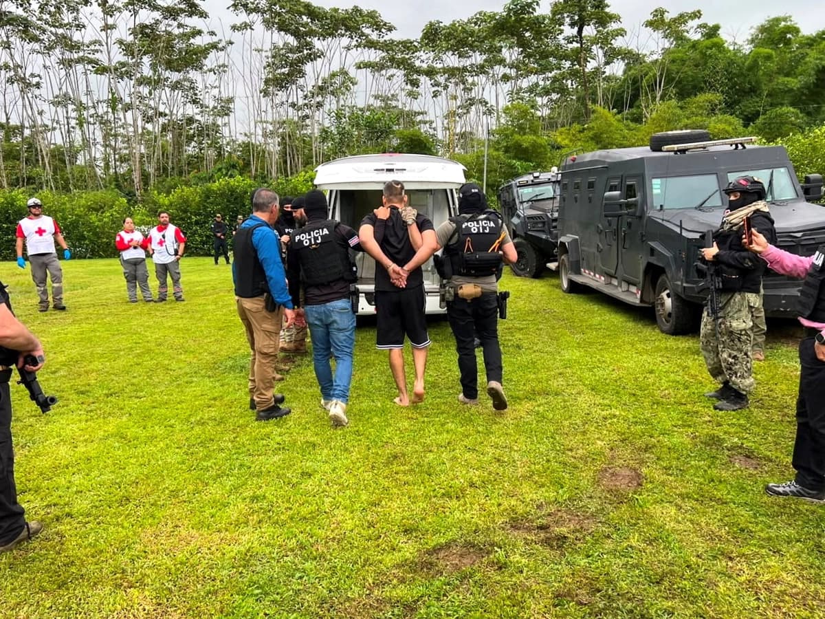Costa Rica detiene a “El Diablo”, líder de organización transnacional buscado en EE. UU. por narcotráfico
