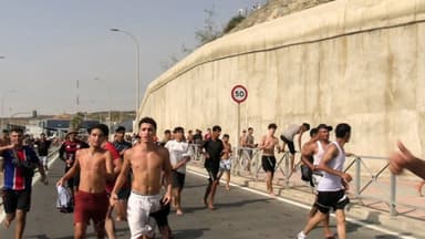 España envía tropas a Ceuta después de que miles de inmigrantes ilegales cruzaran la frontera con Marruecos