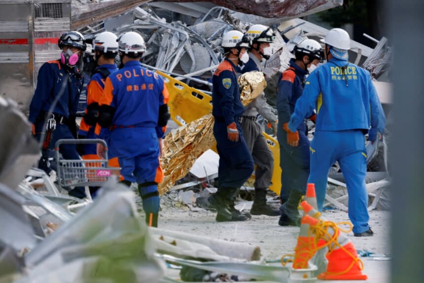 Terremoto en Japón paraliza fábricas de autos y chips, los muertos ascienden a 34