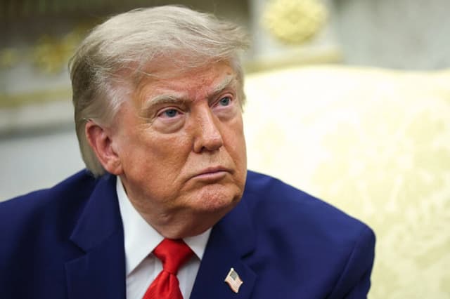 El presidente Donald Trump en la Casa Blanca el 21 de julio de 2026. (Kevin Dietsch/Getty Images).