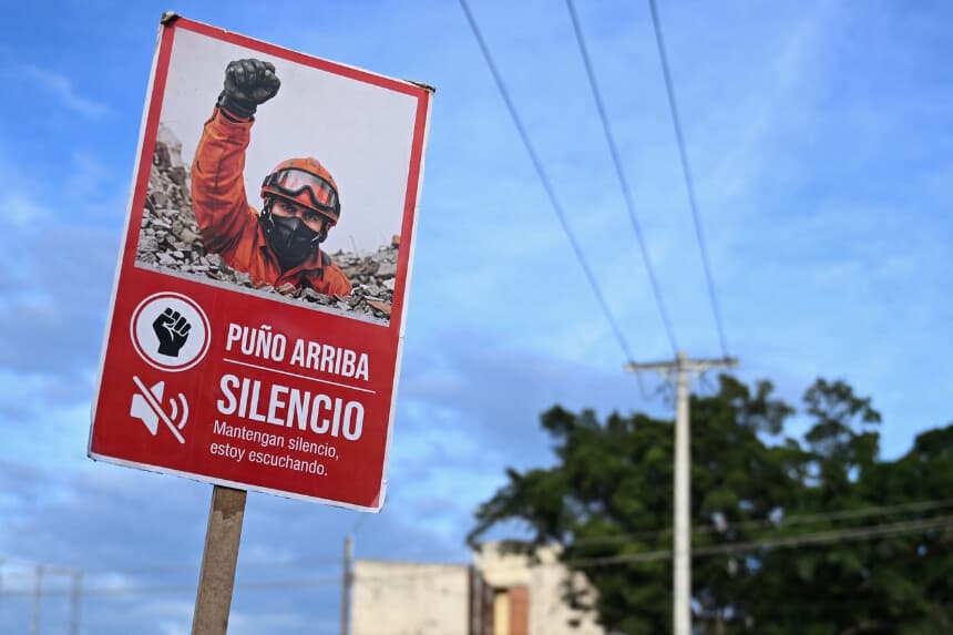 Congresista colombiano pone sus plataformas a disposición para localizar desaparecidos tras terremoto