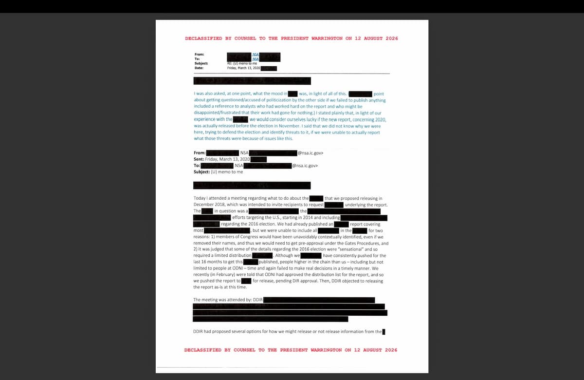 Documentos revelan que la NSA frenó reportes sobre interferencia del PCCh en las elecciones de EE. UU.