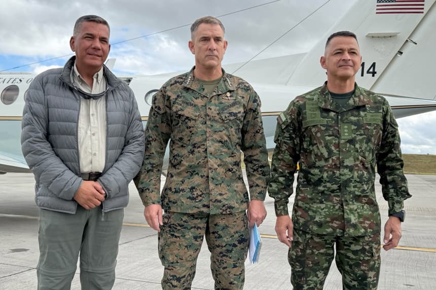 Jefe del Comando Sur de EE. UU. y Colombia harán un frente para combatir al narcotráfico