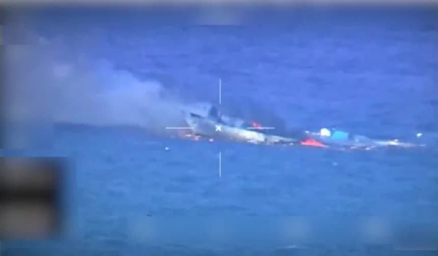 EE. UU. hunde embarcación que reabastecía de combustible al narco en aguas del Pacífico
