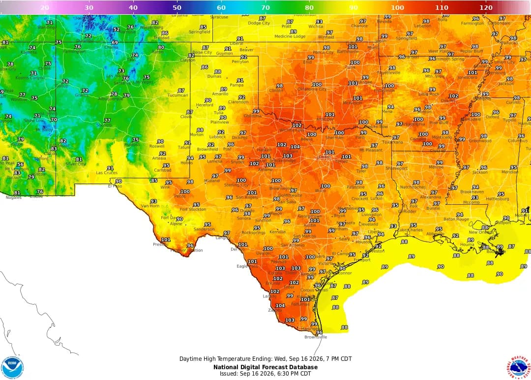 La "cúpula de calor más intensa" en la Tierra cubre Texas y el sur de EE. UU.