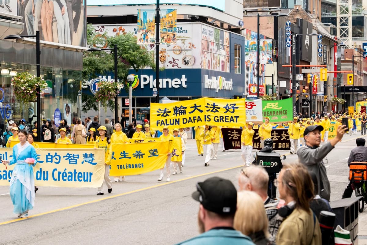 "Alto a la represión transnacional": Falun Gong en Toronto exige fin de las atrocidades del PCCh
