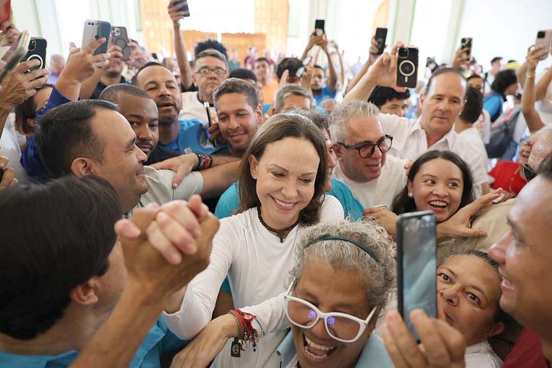 La líder opositora María Corina Machado regresa a Venezuela