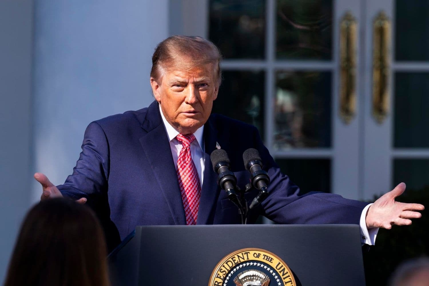 Foto de archivo del presidente Donald Trump. (EFE/EPA/JIM LO SCALZO)